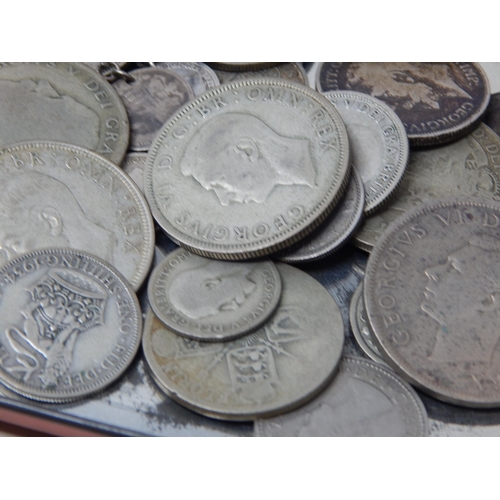 80 - A Quantity of GB Pre-1947 Silver Coinage (308g) together with further pre-decimal coinage, world coi... 