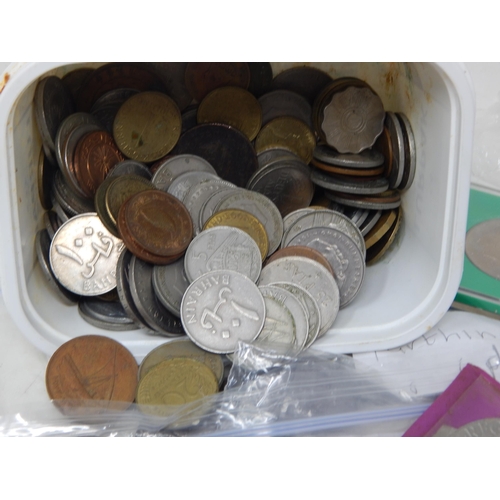 79 - A Quantity of Coins Including Silver: Sorting will reward