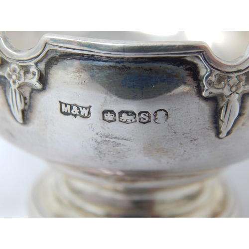 145 - Silver Twin Handled Bowl: Hallmarked Sheffield 1935 by Mappin & Webb: Weight 98g