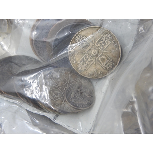 77 - A Large Quantity of Pre-Decimal Coinage Including Some Silver, Partial Filled Folders etc (lot) Sort... 