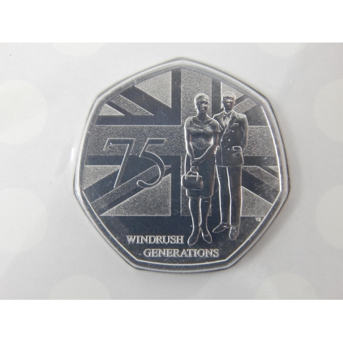 64 - Royal Mint 50p Brilliant Uncirculated Coins in Sealed Packs of Issue: 2022 100th Anniversary of Our ... 