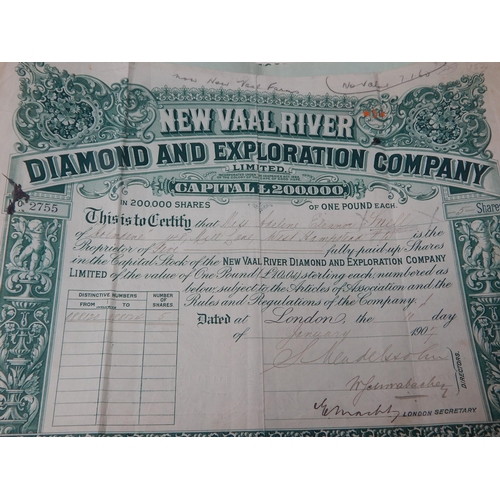 57 - A Large Quantity of Early 20th Century Bonds/Share Certificates for Gold Mines, Silver Mines, Copper... 