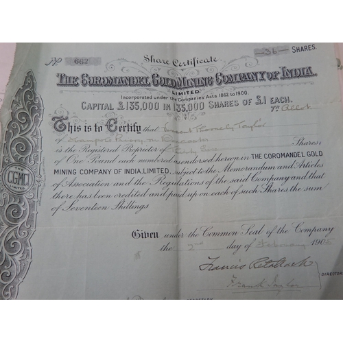 57 - A Large Quantity of Early 20th Century Bonds/Share Certificates for Gold Mines, Silver Mines, Copper... 