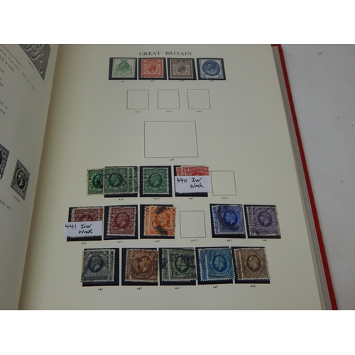 52 - The Stamps of Great Britain Contained in Four Red Stanley Gibbons Windsor Loose Leaf Albums: A Compr... 