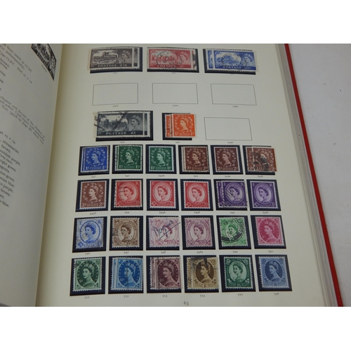 52 - The Stamps of Great Britain Contained in Four Red Stanley Gibbons Windsor Loose Leaf Albums: A Compr... 