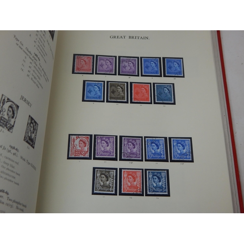 52 - The Stamps of Great Britain Contained in Four Red Stanley Gibbons Windsor Loose Leaf Albums: A Compr... 