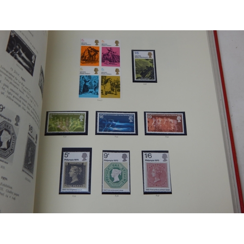 52 - The Stamps of Great Britain Contained in Four Red Stanley Gibbons Windsor Loose Leaf Albums: A Compr... 