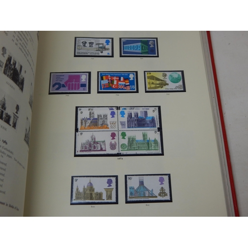 52 - The Stamps of Great Britain Contained in Four Red Stanley Gibbons Windsor Loose Leaf Albums: A Compr... 