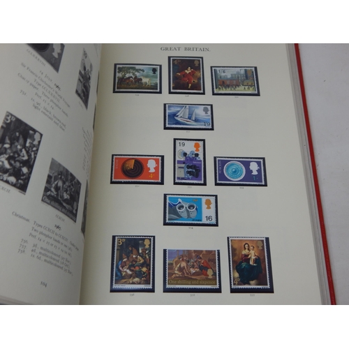 52 - The Stamps of Great Britain Contained in Four Red Stanley Gibbons Windsor Loose Leaf Albums: A Compr... 