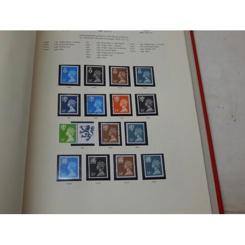 52 - The Stamps of Great Britain Contained in Four Red Stanley Gibbons Windsor Loose Leaf Albums: A Compr... 