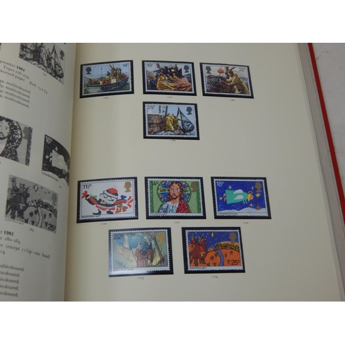 52 - The Stamps of Great Britain Contained in Four Red Stanley Gibbons Windsor Loose Leaf Albums: A Compr... 