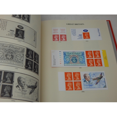 52 - The Stamps of Great Britain Contained in Four Red Stanley Gibbons Windsor Loose Leaf Albums: A Compr... 