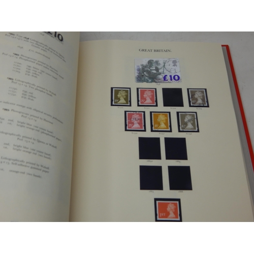 52 - The Stamps of Great Britain Contained in Four Red Stanley Gibbons Windsor Loose Leaf Albums: A Compr... 