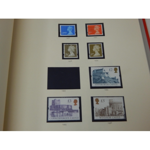 52 - The Stamps of Great Britain Contained in Four Red Stanley Gibbons Windsor Loose Leaf Albums: A Compr... 