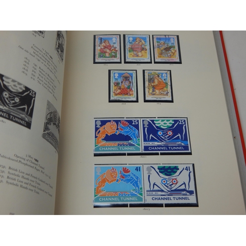 52 - The Stamps of Great Britain Contained in Four Red Stanley Gibbons Windsor Loose Leaf Albums: A Compr... 