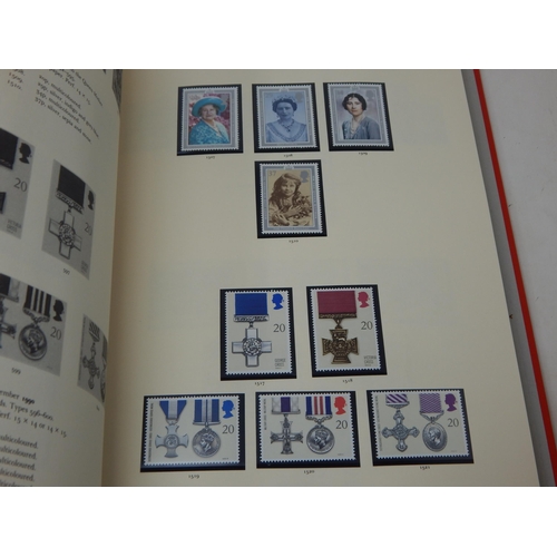 52 - The Stamps of Great Britain Contained in Four Red Stanley Gibbons Windsor Loose Leaf Albums: A Compr... 