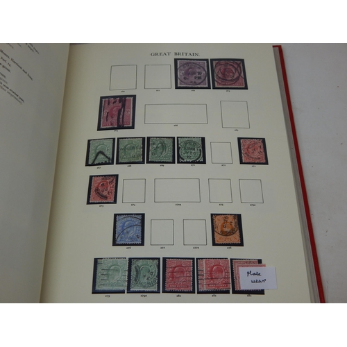 52 - The Stamps of Great Britain Contained in Four Red Stanley Gibbons Windsor Loose Leaf Albums: A Compr... 