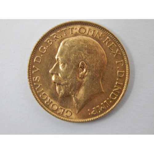 50 - KGV Full Gold Sovereign 1913