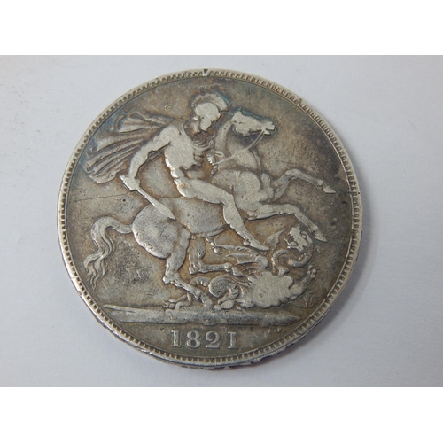 50F - George IV Silver Crown 1821