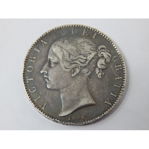 50H - Queen Victoria Silver Crown 1844