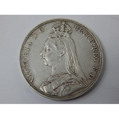 50J - Queen Victoria Silver Crown 1890