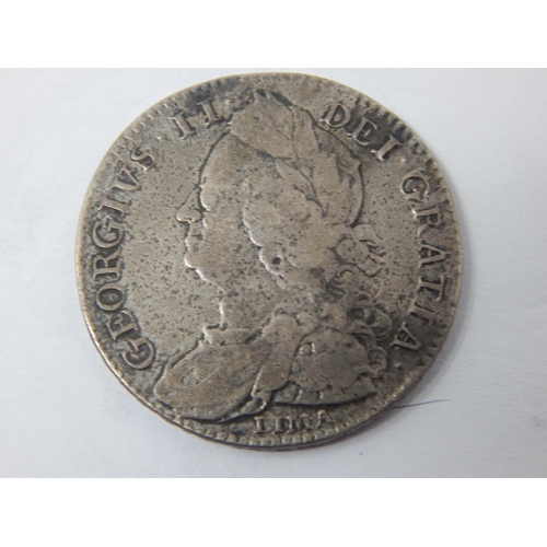 50R - George II Silver Lima Half Crown 1746