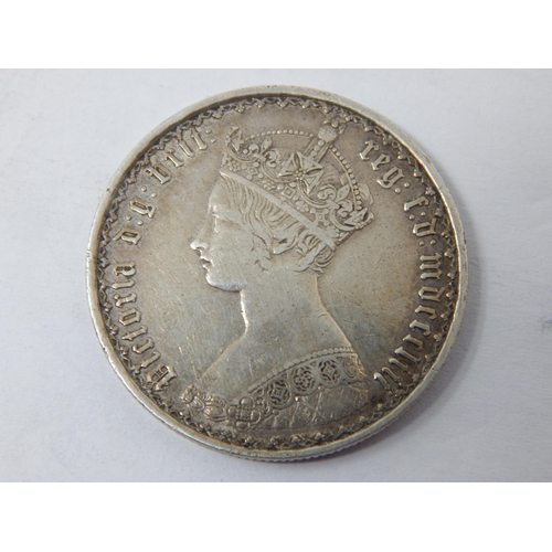 50Z - Queen Victoria Silver Florin 1853