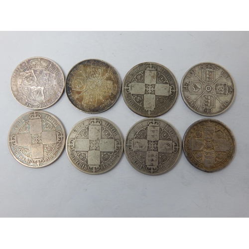 51 - Queen Victoria Silver Florins 1849 & Later (8)