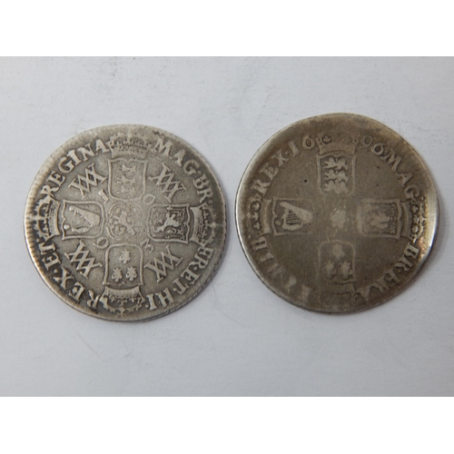 51G - William & Mary Silver Sixpence 1693 together with a William III Silver Sixpence 1696