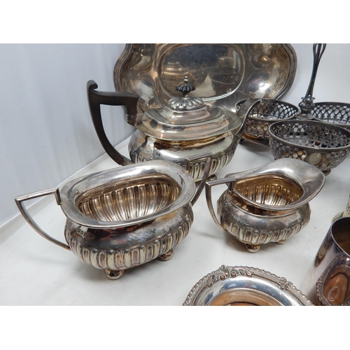 135B - A Large Quantity of Silver Plated Wares