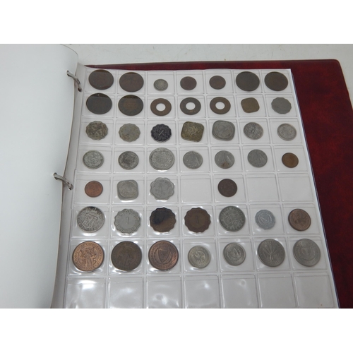 49L - Stanley Gibbons Red Coin Album Containing a Quantity of Coinage Including Silver