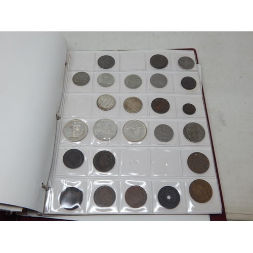 49L - Stanley Gibbons Red Coin Album Containing a Quantity of Coinage Including Silver