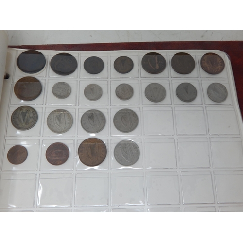 49M - Stanley Gibbons Red Coin Album Containing a Quantity of Coinage Including Silver