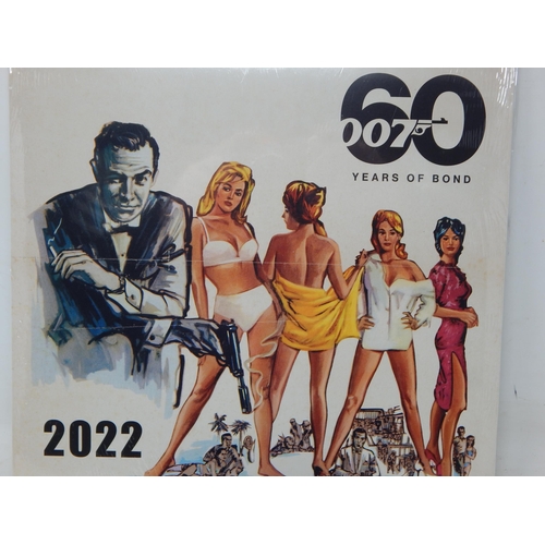 269C - JAMES BOND 007: 60 Years of Bond 2022 Calendar (sealed) together with Diary (sealed)