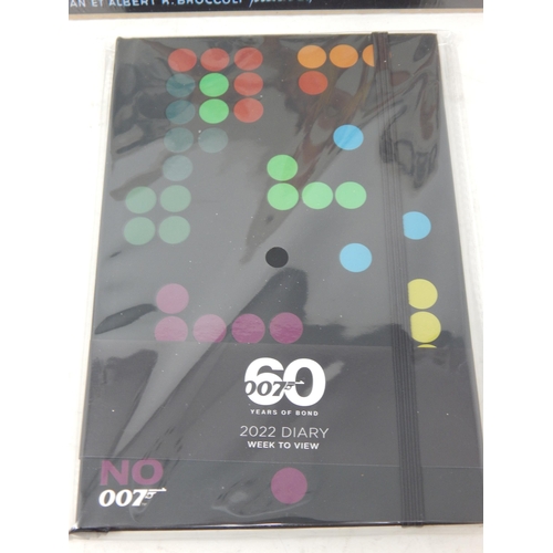 269C - JAMES BOND 007: 60 Years of Bond 2022 Calendar (sealed) together with Diary (sealed)