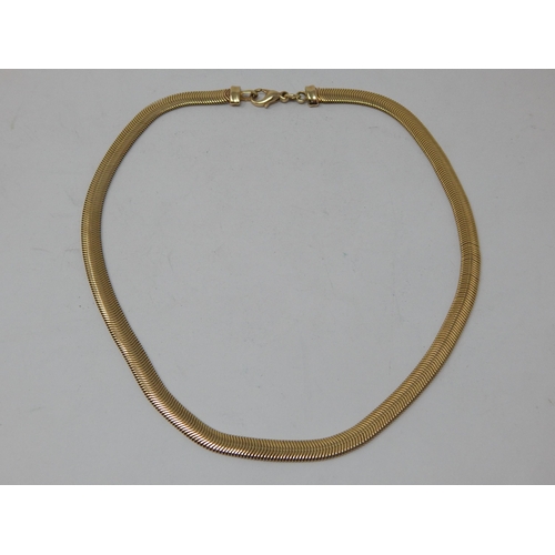 9ct Yellow Gold Necklace: Length 40cm: Weight 22.07g