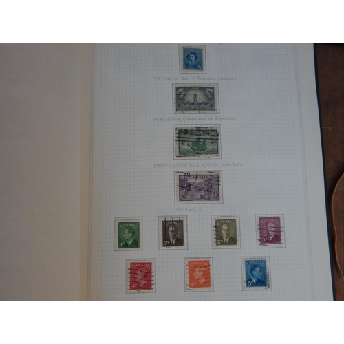 27 - Large collection of Canada stamps housed in 2 x vintage albums huge catalogue value