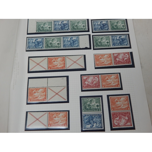 21 - Of Third Reich interest - large selection of German stamps including an Adolph Hitler Mini Sheet and... 