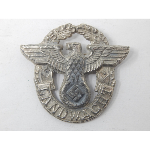 435 - WWII German Police Land Watch Badge