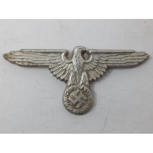 440 - WWII Aluminium SS Cap Badge