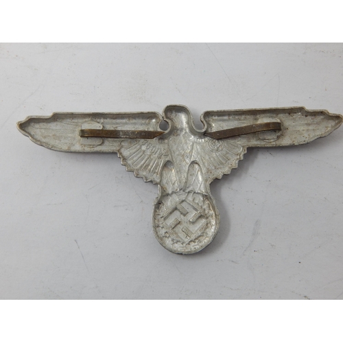 440 - WWII Aluminium SS Cap Badge