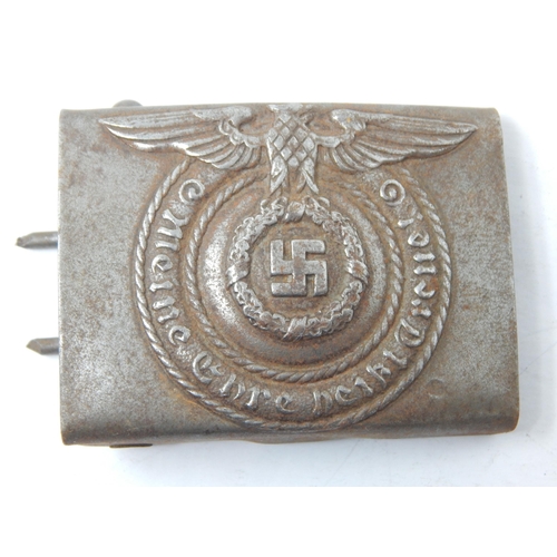 448 - WWII Waffen SS Steel Belt Buckle