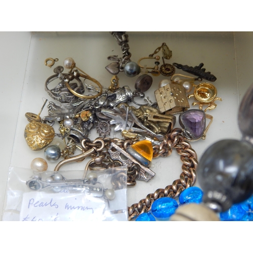 115 - A large Quantity of Vintage Costume Jewellery Including Necklaces etc (lot)