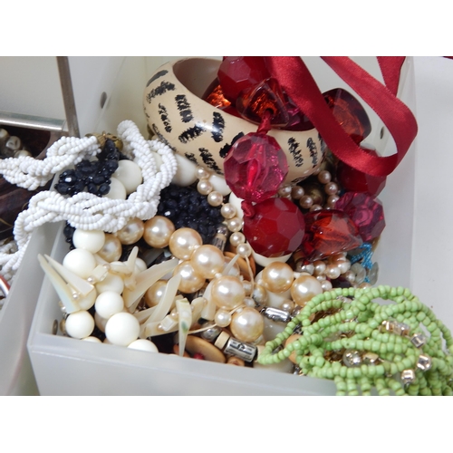 115 - A large Quantity of Vintage Costume Jewellery Including Necklaces etc (lot)