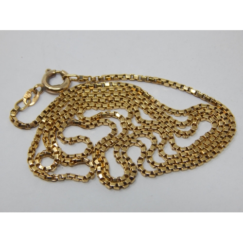 120 - Continental Gold Chain with Link Stamped 566: Length 52cm: Weight 5.02g