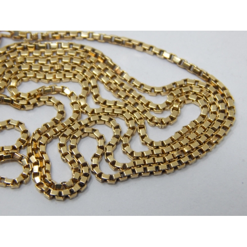 120 - Continental Gold Chain with Link Stamped 566: Length 52cm: Weight 5.02g