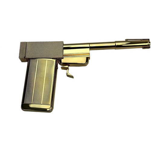 304 - JAMES BOND 007: SCARAMANGA'S 24CT GOLDEN GUN PROP REPLICA: An official numbered edition Golden Gun R... 