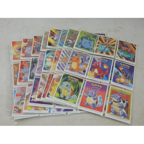 325 - Pokemon 2000 Dunkin Boomer Stickers Set (Complete) 150/150