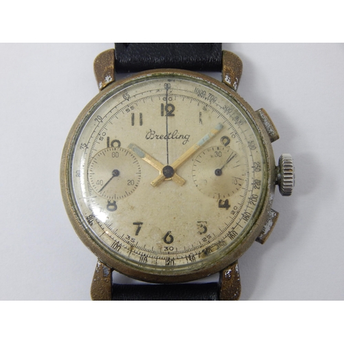 277 - Gentleman's Vintage Breitling Chronograph c.1950 Model No: 1192, Serial Number 785255: Manual Wind o... 