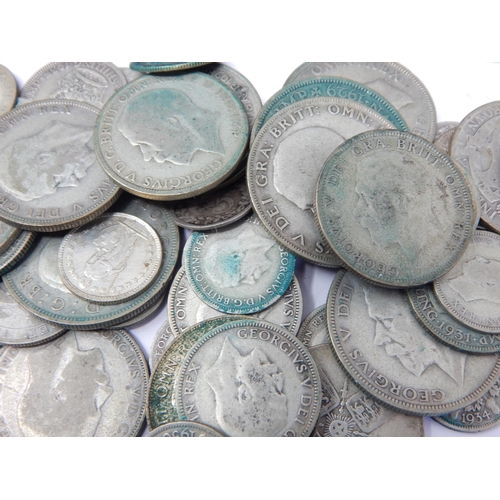 99 - A Quantity of Coins Including Silver (310g)  Contained in a Domed Top Wooden Box.